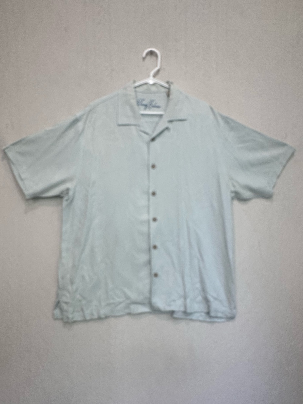 Tommy Bahama 100% Silk Embroidered Hawaii Islands Classic Men's Camp Shirt Sz XL